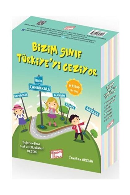 Bizim Sınıf Türkiyeyi Geziyoruz Hikaye Seti 6 Books