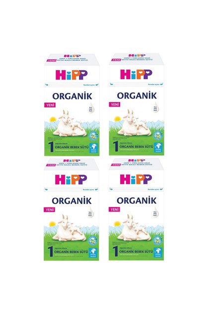 1 Organik Keçi Sütü Bazlı Bebek Sütü 400 gr 4 ADET