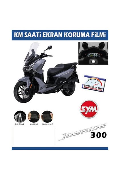 SYM Joyride 300 Motosiklet Ekran Km Koruyucu