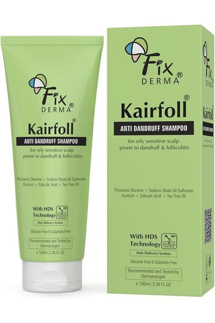 Kairfoll Anti Dandruff Shampoo for Oily Sensitive Scalp Prone to Dandruff | 100ml