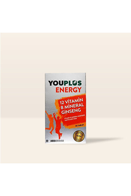 Youplus Energy Vitamin ve Mineral Kompleksi 30 Tablet