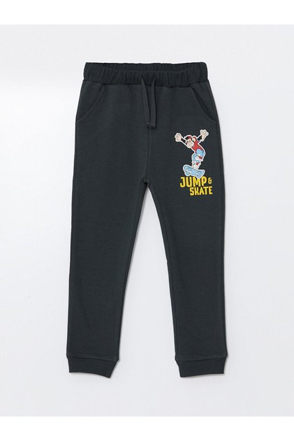 Elastic Waist Nostalgic Monkey Baby Boy Jogger Sweatpants (W4)