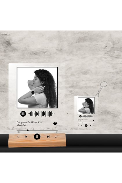 Spotify plaket ve Anahtarlık