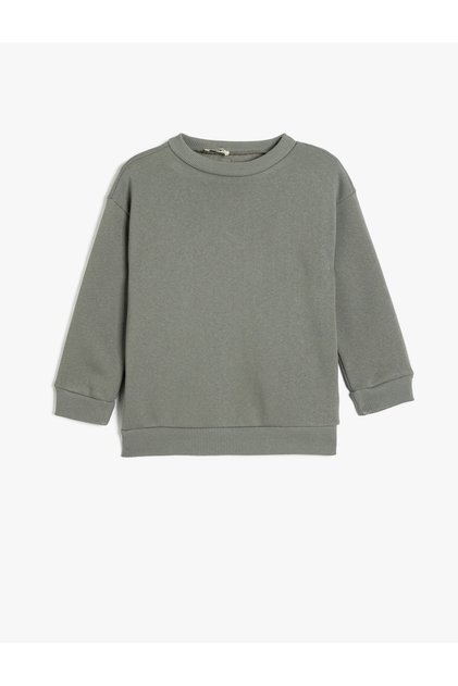 Basic Sweatshirt Long Sleeve Crew Neck