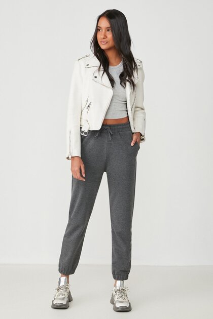 Basic Jogger Sweatpants 734 Anthracite
