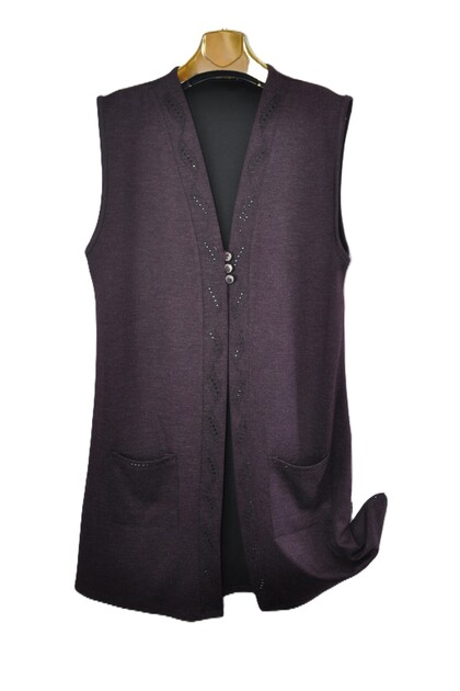 New Season Ecrin 3 Button Long Vest