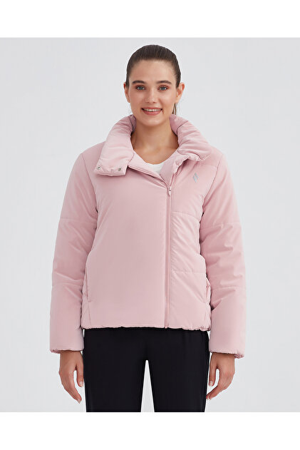 Skechers W Outerwear Padded Jacket Kadın Açık Pembe Mont S232044