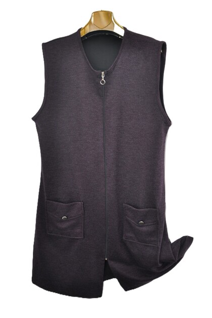 New Season Ecrin Zippered Long Vest