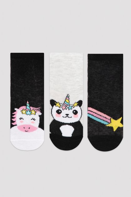 Čarape sa uzorkom panda za devojčice
