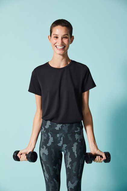 Black Short Sleeve Crew Neck T-Shirt