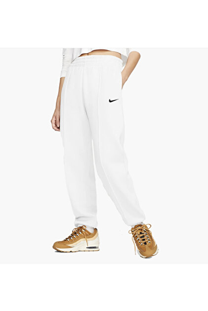 nike mini metallic swoosh oversized joggers in yellow
