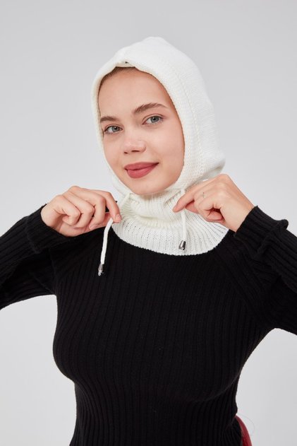 Luxury Women's Winter Balaclava Knitwear Knitted Headgear