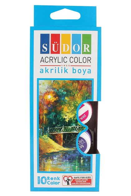Akrilik Boya Seti 10 Renk x 20 ml