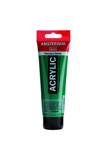 Amsterdam Akrilik Boya 120ml. N:619 Permanent Green Deep