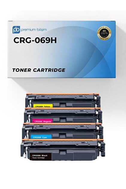 Canon CRG-069 Yüksek Kapasite Çipli Muadil Toner Seti - MF752Cdw