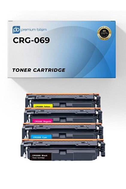 Canon CRG-069 Çipsiz Muadil Toner Seti - MF752Cdw/MF754Cdw