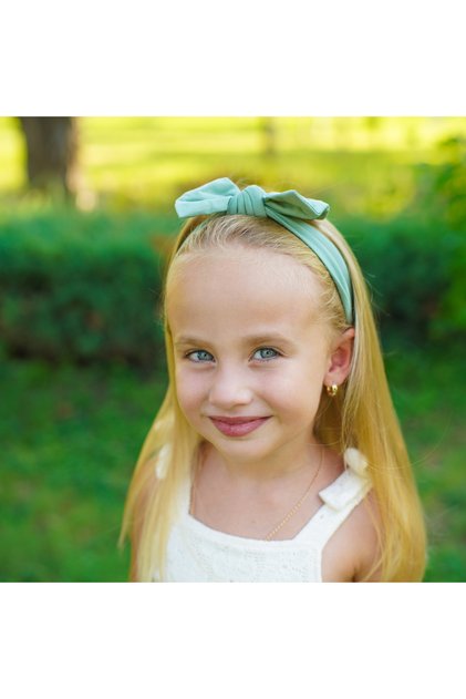 Girl's Cotton Combed, Anti-Slip, Anti-Sweat, Ultra Light Flexible Tie Hair Band