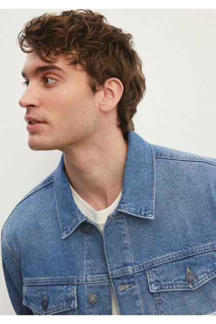 Mavi Loran Premium Blue İndigo Mavisi Jean Ceket 0110003-86551