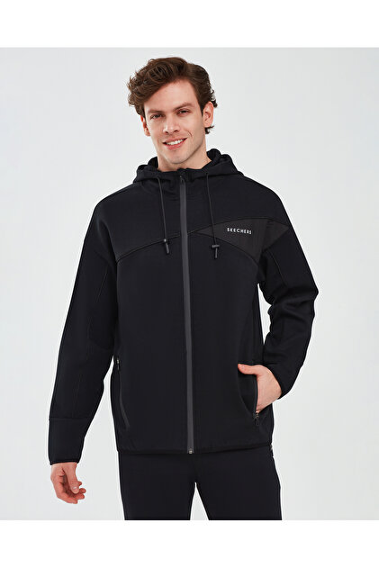 Skechers M Outdoor Fleece Full Zip Sherpa Erkek Haki Mont S242184