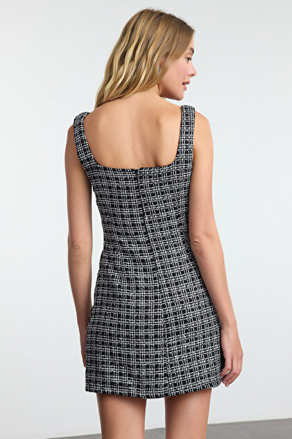 green emerald velvet dress Tweed Dress | The Amelie | Pink Rose