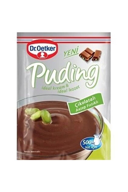 DR.OETKER PUDİNG ÇİKOLATALI ANTEP FISTIKLI 100G