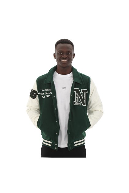Mnj3391-Grn New Balance Mnj3391 Men's Jacket White