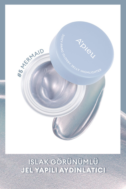 A'Pieu Juicy Pang Glossy Jelly Highlighter - Wet & Natural Look, Gel Illuminator ( # 5 Mermaid)