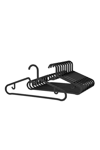 شماعات ملابس سوداء 10 قطع ديكولايف -spruttıg
