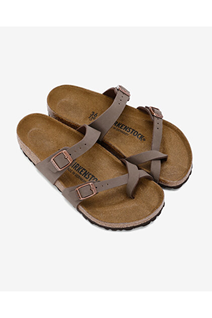 Birkenstock MAYARI BF NUBUK Kahverengi Terlik 071061-20198