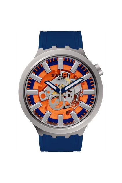 Sb07S114 Swatch Orange in the Works Men's Wristwatch