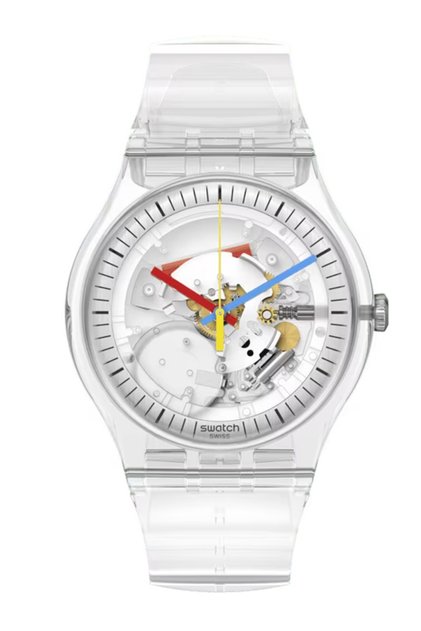 SO29K100-S06 Swatch Clearly New Gent Erkek Kol Saati