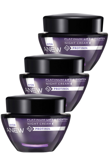 Anew Platinum Lift & Tighten Night Cream 50 Ml. Triple Set