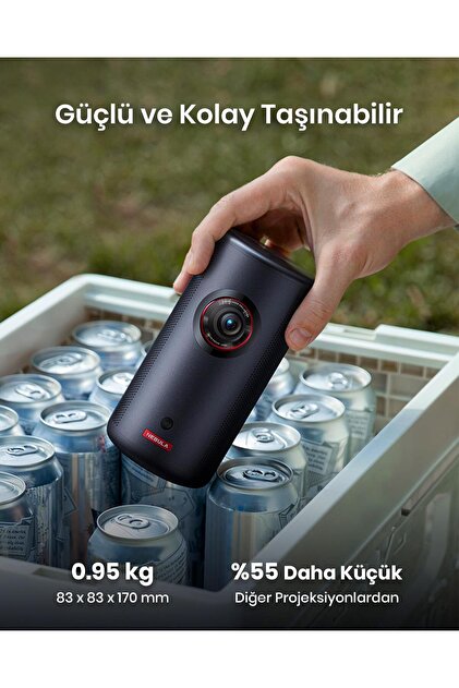 Anker Nebula Capsule 3 Laser Akıllı Taşınabilir Projeksiyon Cihazı