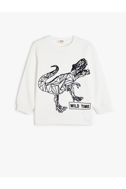 Boy's Ecru Sweatshirt