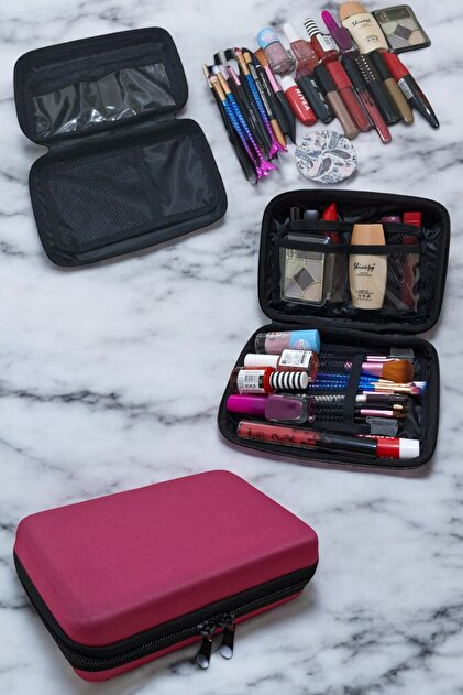 Next Craft Makyaj Çantası Sert Kapaklı Kozmetik Seyahat Organizeri