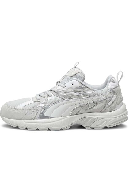 Puma Milenio Tech Suede 393489 Unisex Koşu Ayakkabısı GRİ - Fiyatı
