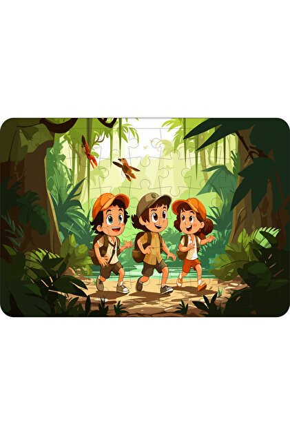 ASE DİZAYN ahşap çocuk puzzle yapboz 54 parça 4 adet - Fiyatı