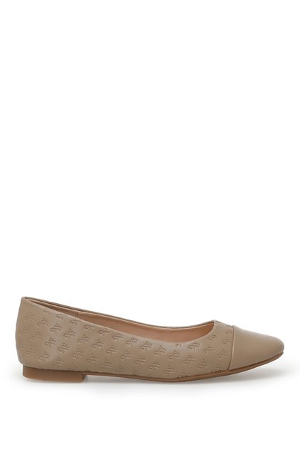Bussa 2pr Cream Women's Flat Shoes