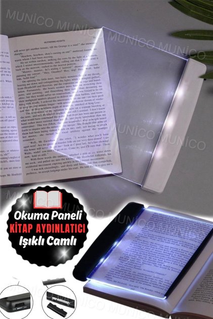 Kitap Okuma Işığı Gece Lambası Yaratıcı LED Taşınabilir Seyahat Paneli Yurdu Led Işık Öğrencilere