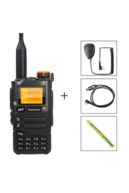 Kalitesi ile Quansheng UV-K6 El Telsizi tkstar MAYK-PROGRAM KABLO-EK ANTEN HEDİYELİ PAKET