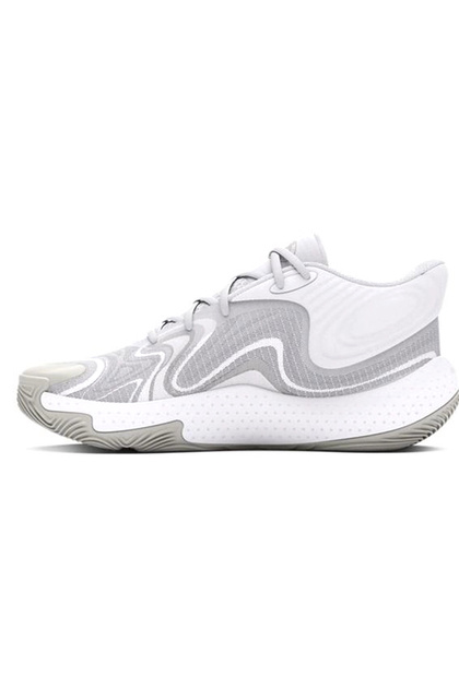 Under Armour Spawn 6 Mid Erkek Beyaz Basketbol Ayakkabısı 3027647