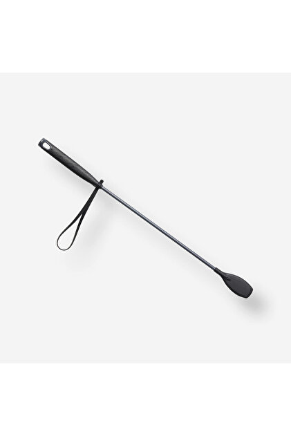 140 Uni Binicilik Kamçısı - 58 Cm - Siyah / Gri