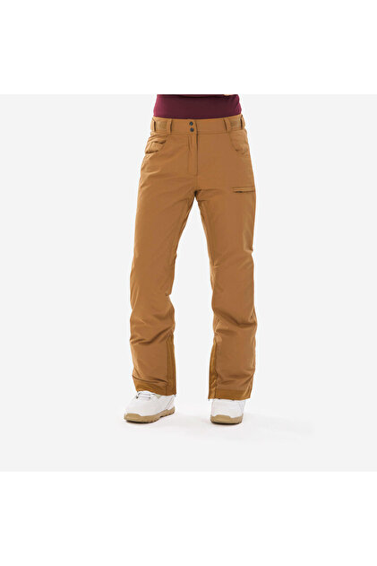 Kadın Snowboard Pantolonu - Taba - Snb 500