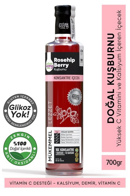 NaturaBerry Yaban Mersini Konsantresi 700gr - Fiyatı, Yorumları