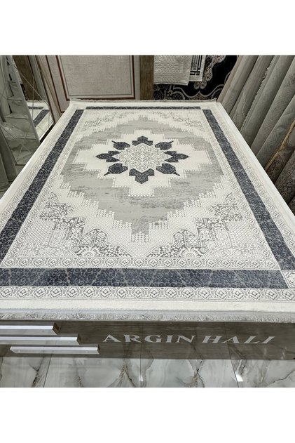Akrilik Halı %100 Gri&Lacivert ARGIN HALI