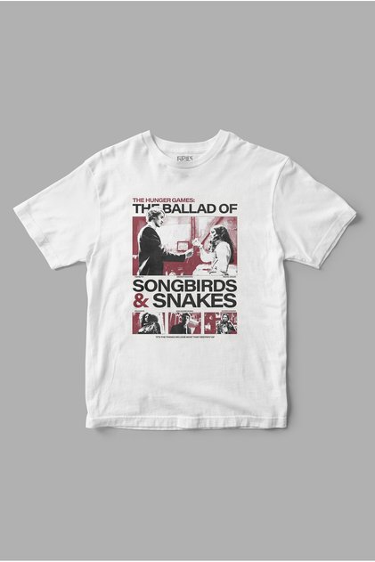 Hunger Games "The Ballad of Songbirds & Snakes" Printed T-Shirt