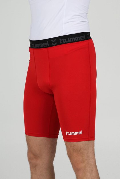 Short Sports Leggings Red