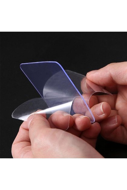 5 Adet Çift Taraflı Yapışkanlı Sudan Etkilenmeyen 6cm*6cm Akrilik Kare Bant