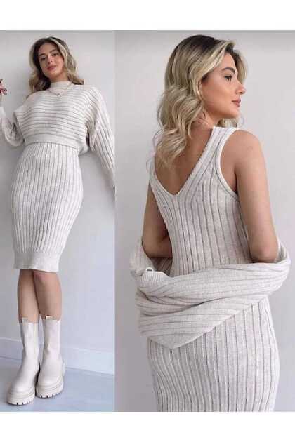 luigi knit dress Women's Knitwear Fabric Sweater Set of 2 womens luigi costume