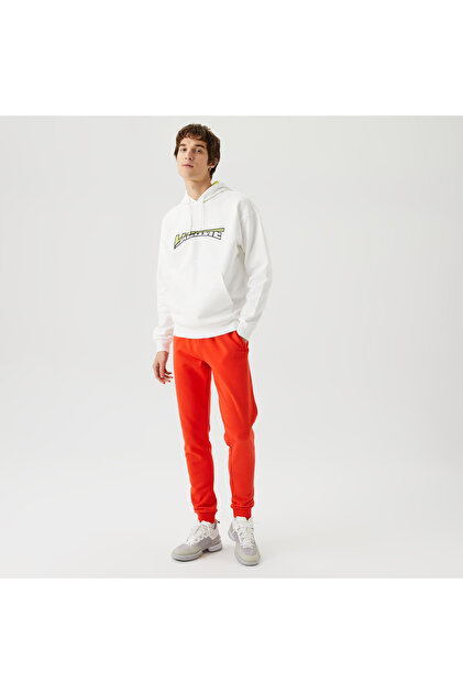 Lacoste Erkek Slim Fit Baskılı Kırmızı Eşofman Altı - Fiyatı